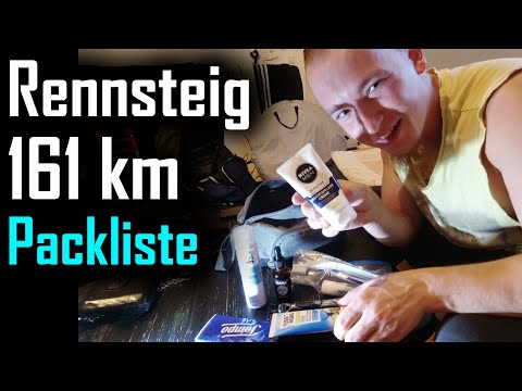 Rennsteig - 161 km zu Fuß [Packliste]