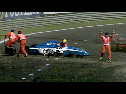 Ayrton Senna Saves Erik Comas | 1992 Belgian Grand Prix