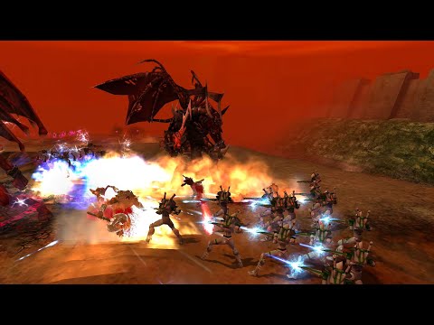 Unification Mod 2021: Survival: Chaos Space Marines & Daemons vs Eldar - Dawn Of War: Soulstorm