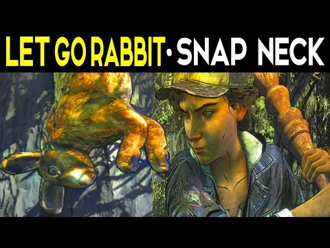 Release TRAPPED BABY RABBIT or SNAP ITS NECK - Help Aasim vs Help Louis The Walking Dead Season 4