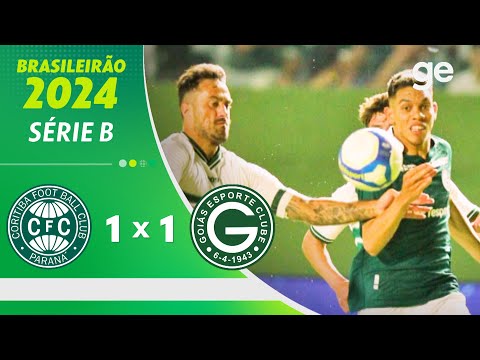 Gols e lances de Goiás x Coritiba