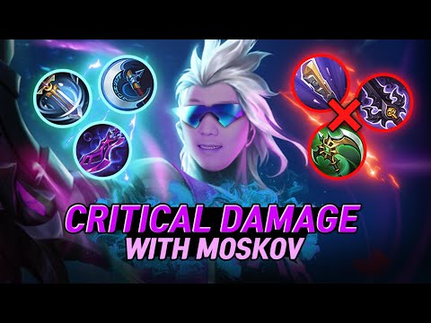Tried Moskov Crit build 2023 in Mythical Glory Rank | Moskov gameplay