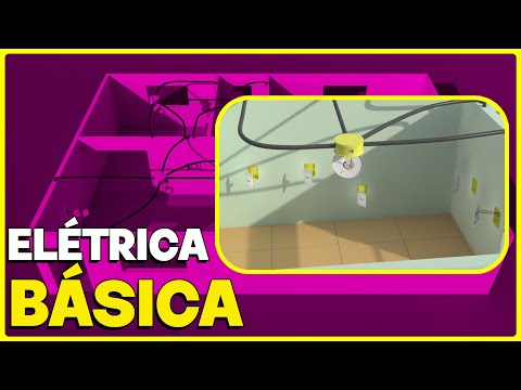 ELÉTRICA PARA INICIANTES, INSTALAÇÃO ELÉTRICA COMPLETA,  CIRCUITO DE TOMADA DA COZINHA E DO CHUVEIRO