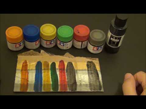Long Ramble: Tamiya Clear Paint Range and Candy Color Effect
