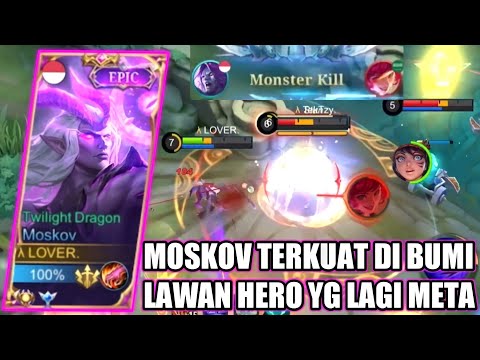 CARA KALAHIN HERO OP DI MPL PAKAI MOSKOV - MOBILE LEGENDS