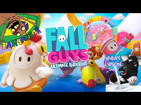 FALL GUYS ONLINE - FT @zoioogamer E @LoydGamess - QUEM É O PIOR?