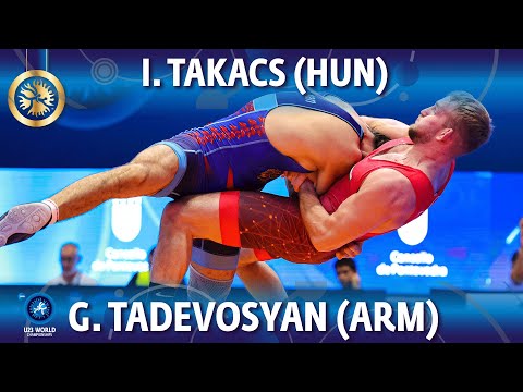 Istvan Takacs (HUN) vs Gevorg Tadevosyan (ARM) - Final // U23 World Championships 2022 // 87kg