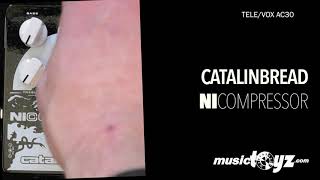 Video thumbnail for Catalinbread NiCompressor Guitar Effects Pedal in Black or White by musictoyznetwork