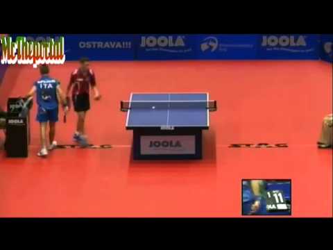 Table Tennis EYC 2013   Baciocchi ITA) Vs Angles (FRA)   Junior Team FINAL