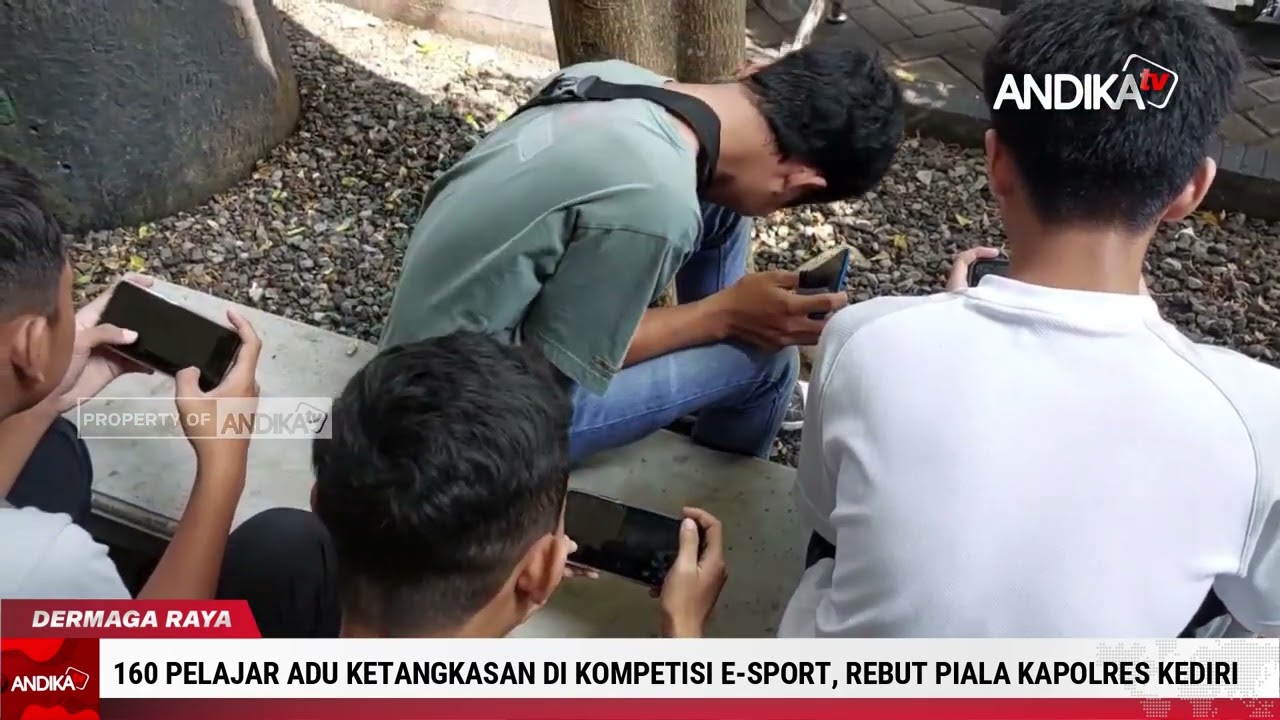 160 PELAJAR ADU KETANGKASAN DI KOMPETISI E-SPORT, REBUT PIALA KAPOLRES KEDIRI