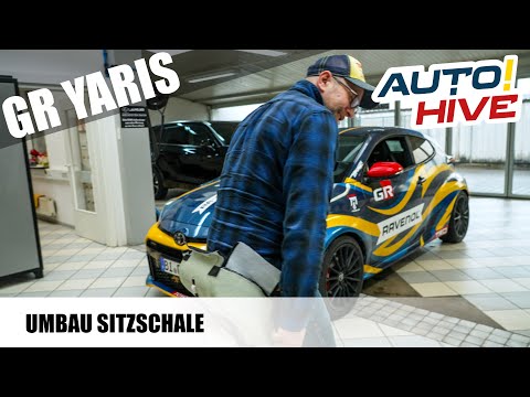 E14: Toyota GR Yaris Tuning - Tausch der Sitzschale schmal gegen breit