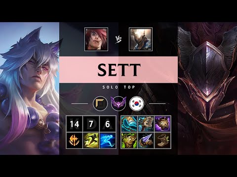 Sett Top vs Pantheon - KR Master Patch 25.19