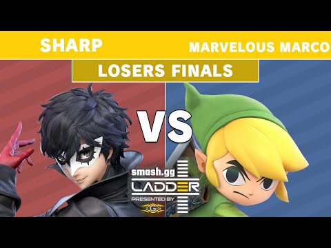 smash.gg Ladder Day 1 - Sharp (Joker) Vs. Marvelous Marco (Toon Link) Losers Finals - Smash Ultimate