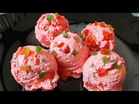 Tutti Frutti Ice Cream Recipe/Home made ice cream/cook and taste