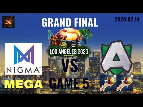 Nigma VS Alliance GAME 5 GRAND FINAL /MEGA VS TWO RAPIERS/  MUST WATCH!!!