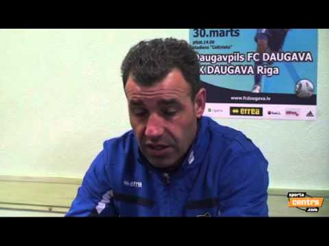 Pēcspēles preses konference no spēles ar FC Daugava Daugavpils 0:0