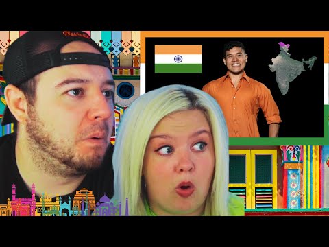 Americans react to INDIA - Geography Now! INDIA | COUPLE REACTION VIDEO