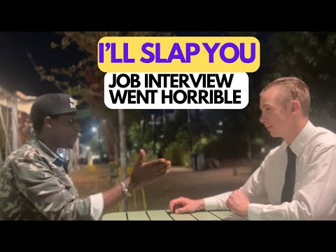 🇺🇸JOB INTERVIEW FOR👮‍♂️SECURITY POSITION WITH AFRICAN MAN in AMERICA// ONE SLAP👋 😜😂😁PART-1