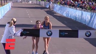 Marathoner heroically finishes Dallas Marathon with help of fellow runner | ESPN