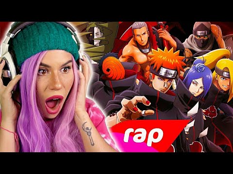 PORTUGUESE REACTS TO AKATSUKI'S RAP FOR THE FIRST TIME (7 MINUTES)