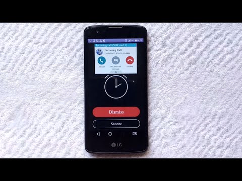 Incoming call+Alarm Ringing at Same Time on LG K8 LTE Android 6