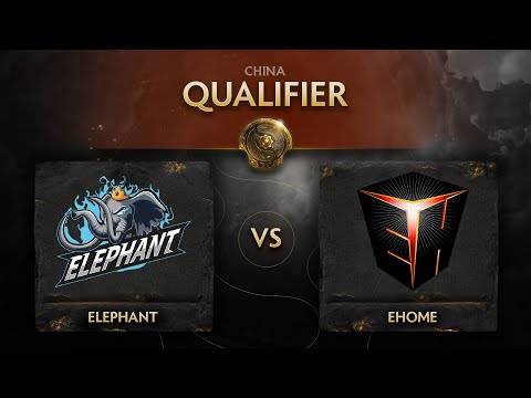 Elephant vs EHOME Game 2 - TI10 CN Qualifiers: Upper Bracket Final w/ Black^ & Bkop