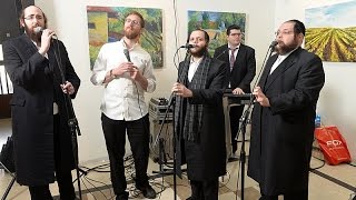 מקהלת 'מלכות' במיקס "שבת" בברית לבן הזמר יצחק מאיר