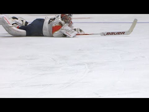 James Reimer doubles back to save an own-goal