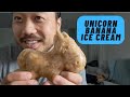 ASMR Unicorn Banana Ice Cream Eating Sounds