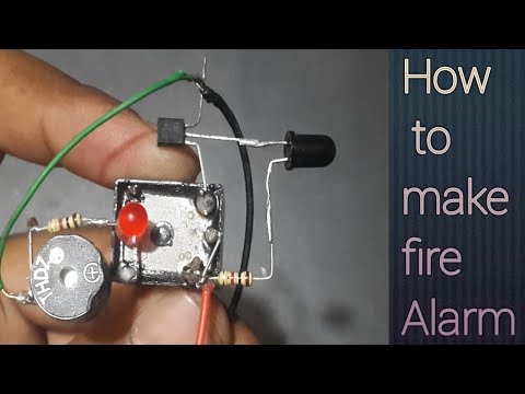 How to make fire alarm at Home simple circuit | Electro Fever