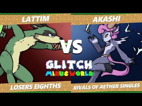 Glitch 7 ROA -  Lattim (Maypul) VS SNT Atlas Akashi (Absa) Rivals of Aether Losers Eighths