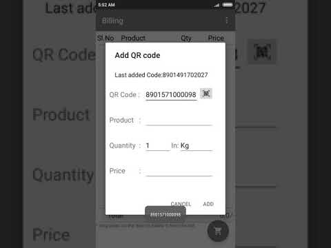billing software - retail shop
