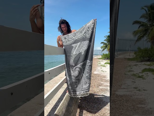 Vídeo relacionado con Winthome Toalla Playa Suave 180x100cm-Toalla Hammam de 100% Algodón, Ligero Ahorra Espacio, Beach Towel con Borlas Absorbente, Libre de Arena, Toalla de Baño Turco para Mujer Hombre (1 Pack)
