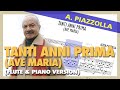 🎼Astor PIAZZOLLA - Tanti Anni Prima (Ave Maria) - (Flute & Piano Version) - [Sheet Music Scrolling]