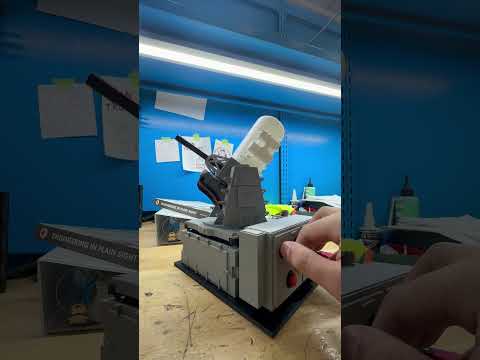 CIWS Phalanx 1:16 Scale 3D printed and motorized #ciws #phalanx #arduino #navy #3dprinting ￼