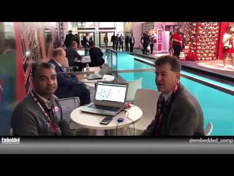 Rich Nass talks IoT with Digi Key's Robbie Paul at electronica 2018