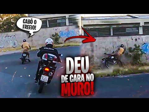 Os Melhores Enquadros 16 - FOI DAR FUGA E SE ESBORRACHOU NO MURO!