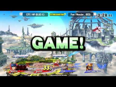 Smashingly Overkill Brackets 1: Nunu / DGL vs. Pow / Monster_ - SSB4 Doubles Grand Finals