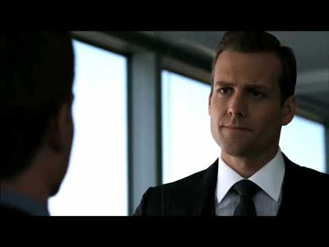 Suits season 1 - Mike Ross getting fired and rehired by Harvey Specter on his first day of work