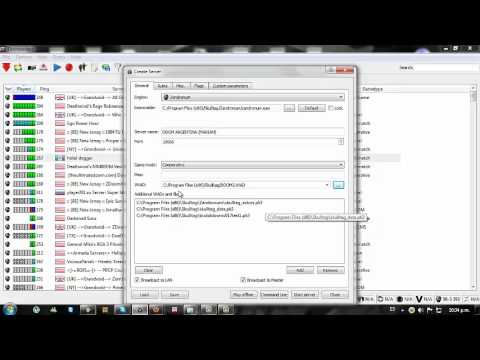 Como crear un servidor en el doomseeker