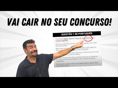 10 questões de Português que sempre caem em CONCURSO