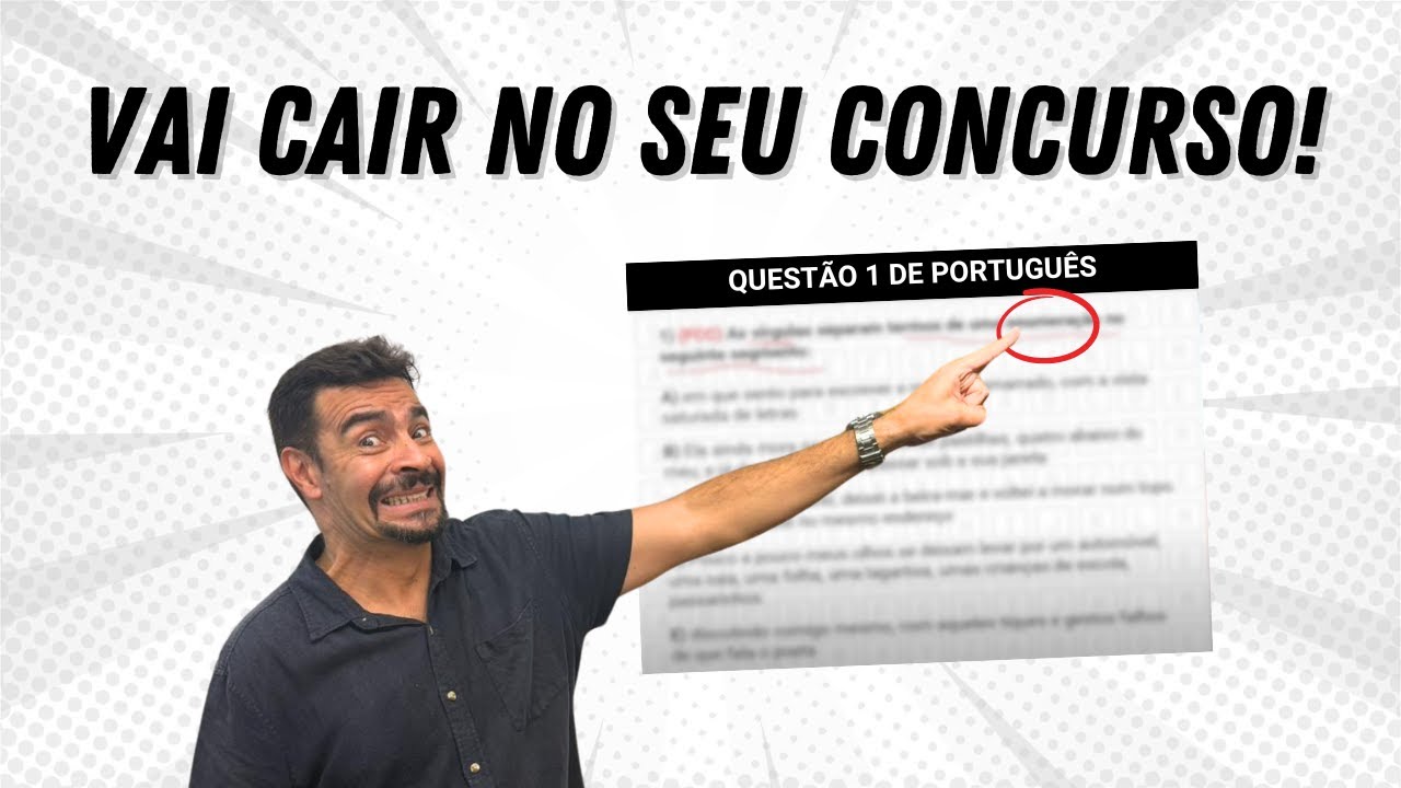 10 questões de Português que sempre caem em CONCURSO