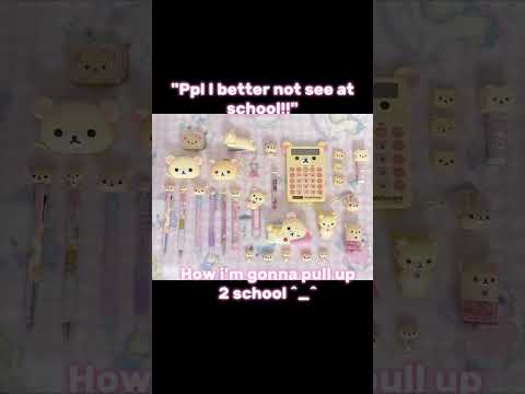 I'm NOT excited for school #cutecore #kawaii #kawaiicore #backtoschool