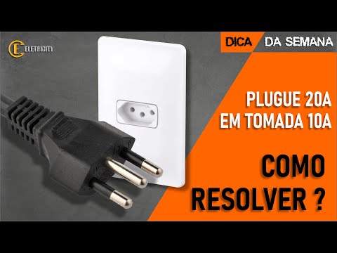 PLUGUE DE 20A NÃO ENTRA NA TOMADA DE 10A? – COMO RESOLVER DO JEITO CERTO. ?