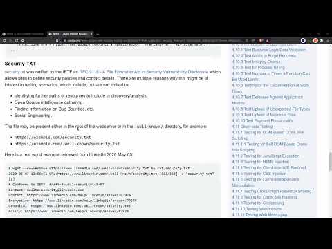Web Security Testing Guide Course (4.1.3) - Information Gathering & Web Recon