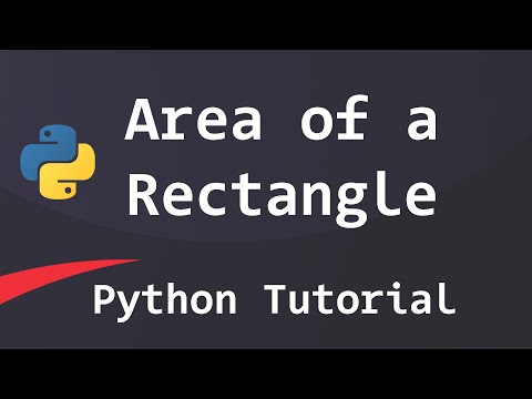 Area Of Rectangle Python Coding