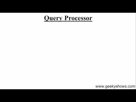 15 Query Processor in DBMS Hindi