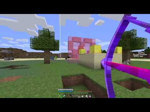 Minecraft: 1v1 Mario Castle Rainbow Lucky Block Battle! (Minecraft Mods)