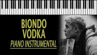 BIONDO - Vodka KARAOKE (Piano Instrumental)