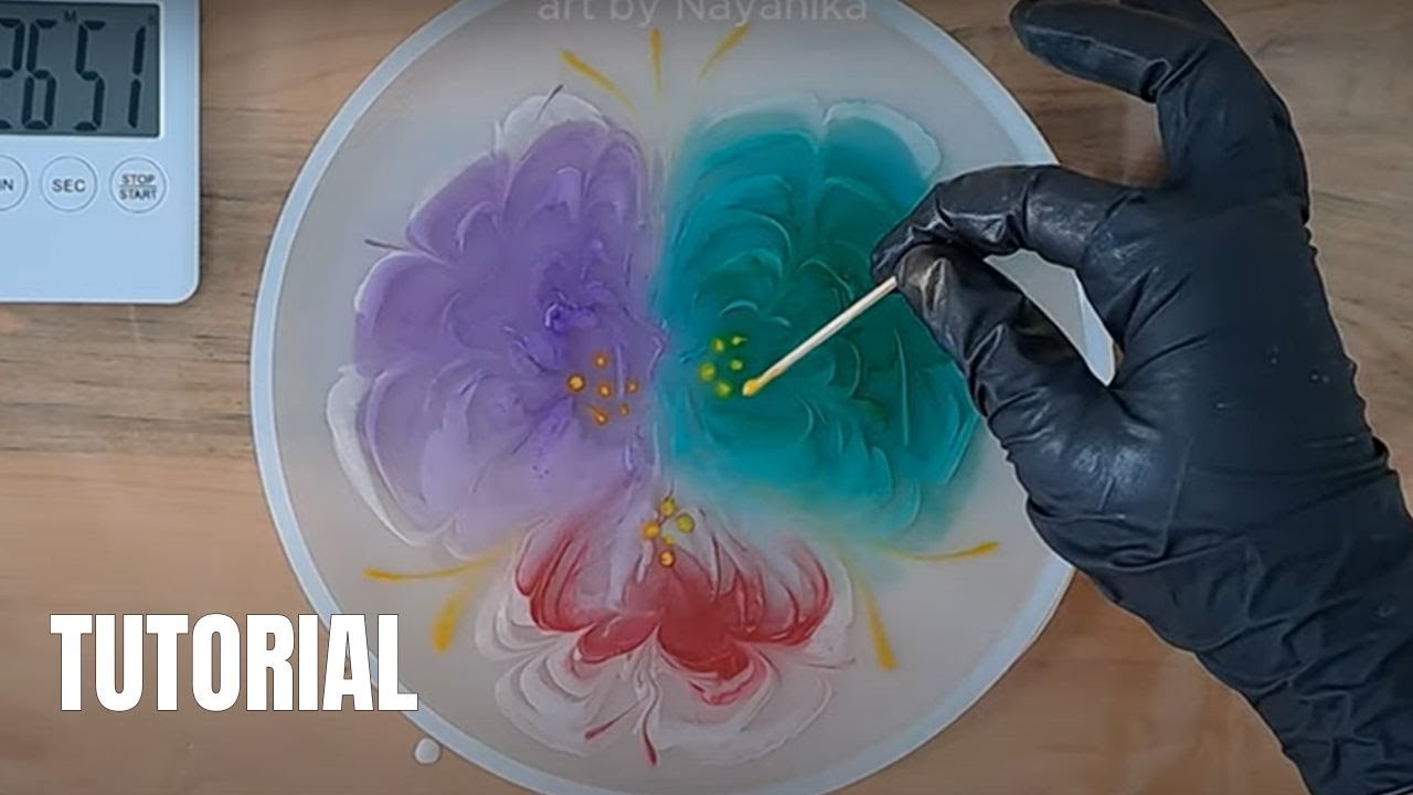 Spring Blossoms 3D RESIN BLOOM Tutorial